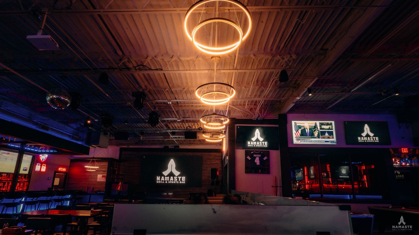 Namaste Grill & Sports Bar, Irving interior